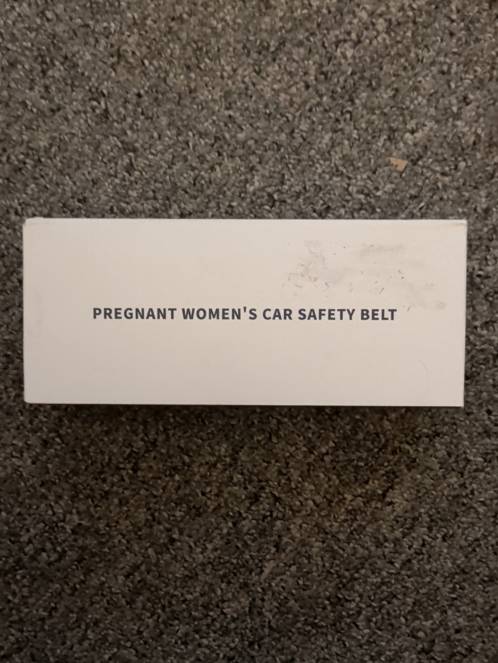 Pregnant Women's Car Safety Belt - White NEW